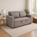 Upholstered Pull-Out Sofa Bed for Elegant Comfort & Smart Living